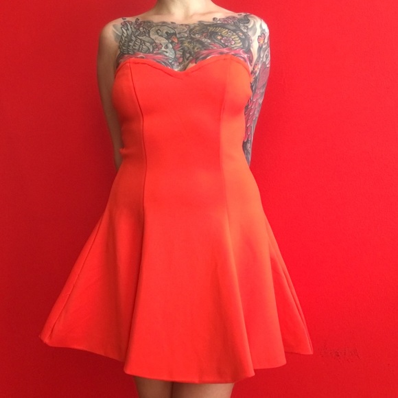 NEW Revolve Lovers + Friends Red Coral Dress - Picture 3 of 8